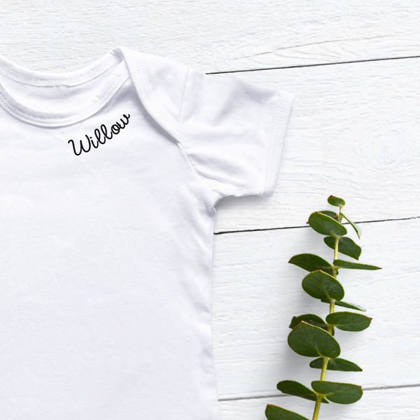 Personalised Name Baby Onesie