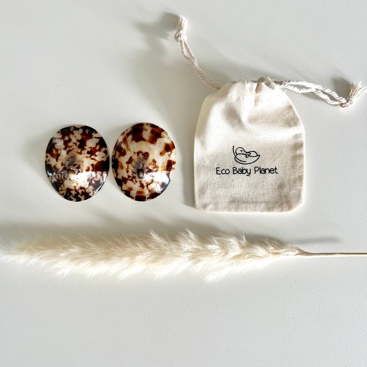 Breastfeeding Seashells, 100% Natural Nipple Shields - 1 Pair