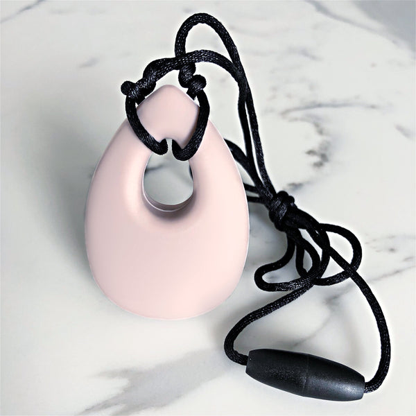 Breastfeeding Silicone Necklace Tear Drop Pendant - Rain Drop Sensory Jewellery