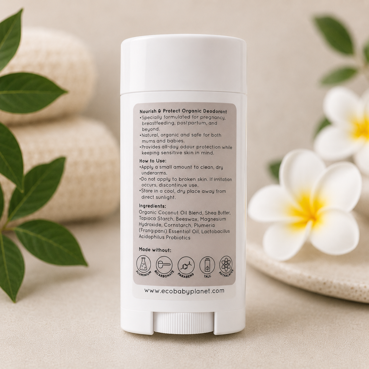 Natural Aluminium Free Deodorant | Pregnancy & Breastfeeding Safe