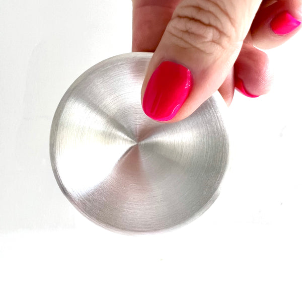 Silver Nipple Shields for Breastfeeding Mums - 100% Pure Silver 999 Carat - Nickel Free - 1 Pair