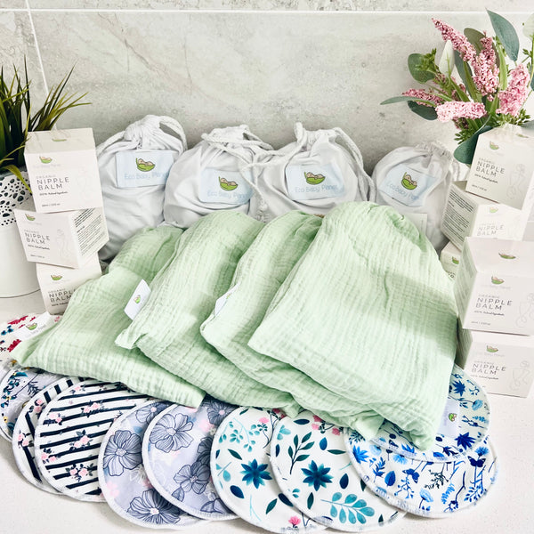 Breastfeeding Trio Bundle - 1 Nursing Cover + 1 Nursing Pads Set + 1 Nursing Balm - Bulk Buy for Mother's Groups, Free Shipping