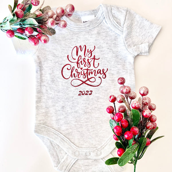 Christmas Baby Onesie - Baby First Christmas - My First Christmas 2025