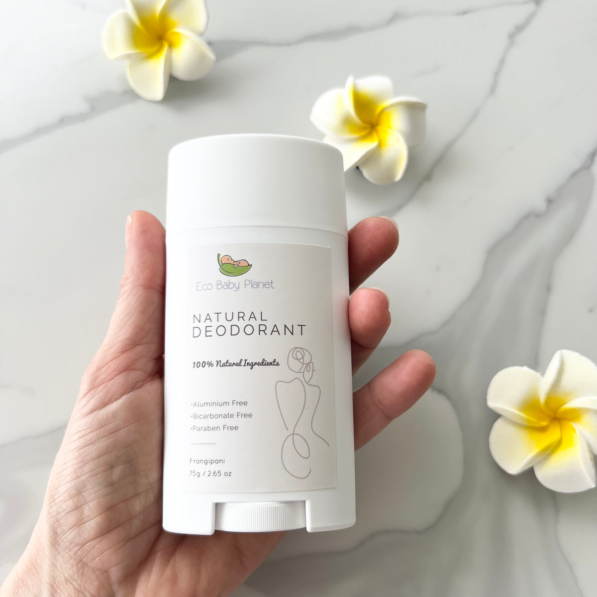 Organic Natural Deodorant - Safe during Pregnancy, Breastfeeding and Beyond- Aluminium and Bicarbonate Free