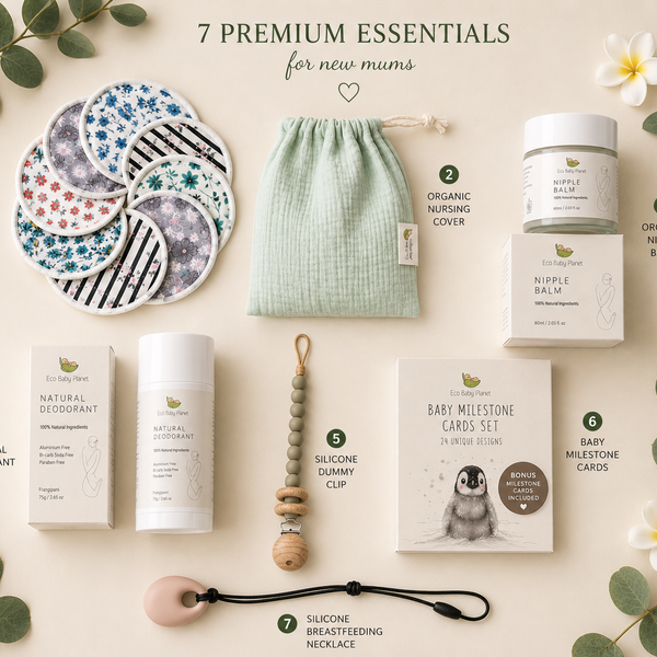 Luxury Breastfeeding Gift Box | 7 New Mum Essentials | Baby Shower & Postpartum Gift