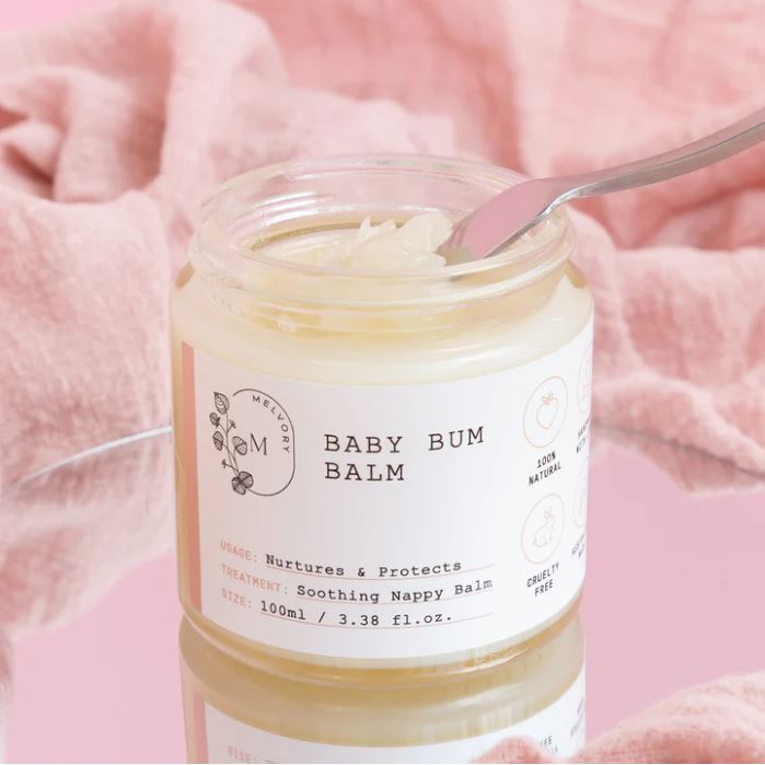 Baby Bum Balm - Cadle Cap Balm - 100% Organic - 100ml