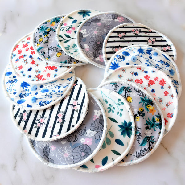 Reusable Nursing Pads Sets (6 pairs each) - Bulk Buy for Mother's Groups, Free Shipping