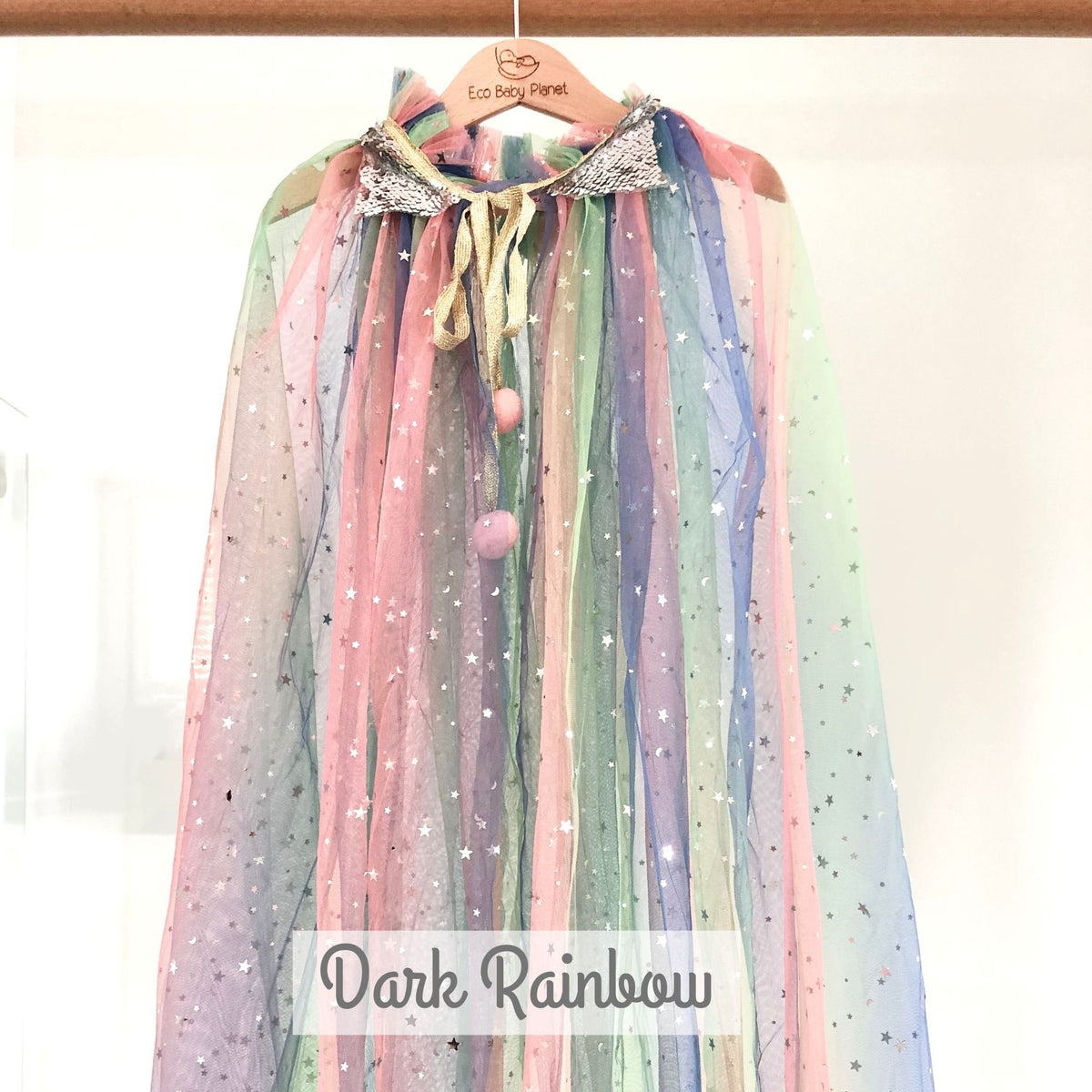 Kids Capes, Fairy Veil, Princess Cloak - Flower Girl, Birthday Party - 3, 4, 5, 6 year old Girl Gift
