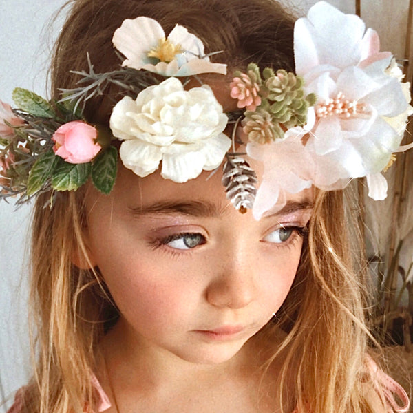 flower crown bridemaids