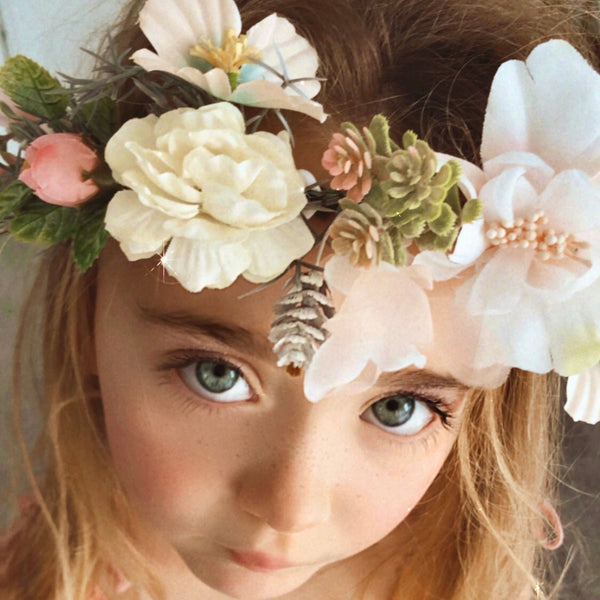 Flower Crown - Fits 3 years old to adult - Boho Style