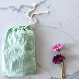 nursing cover comes in a pouch for easy storage in nappy bag