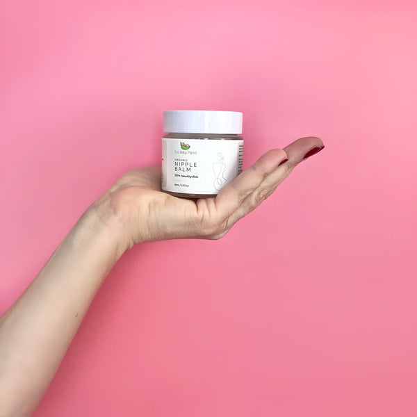 Nipple Cream Edible - 100% Organic - Nursing Balm for Breastfeeding Mums - 60ml