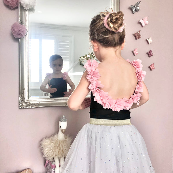 Personalised Dance Leotard for Girls, Birthday Party Outfit