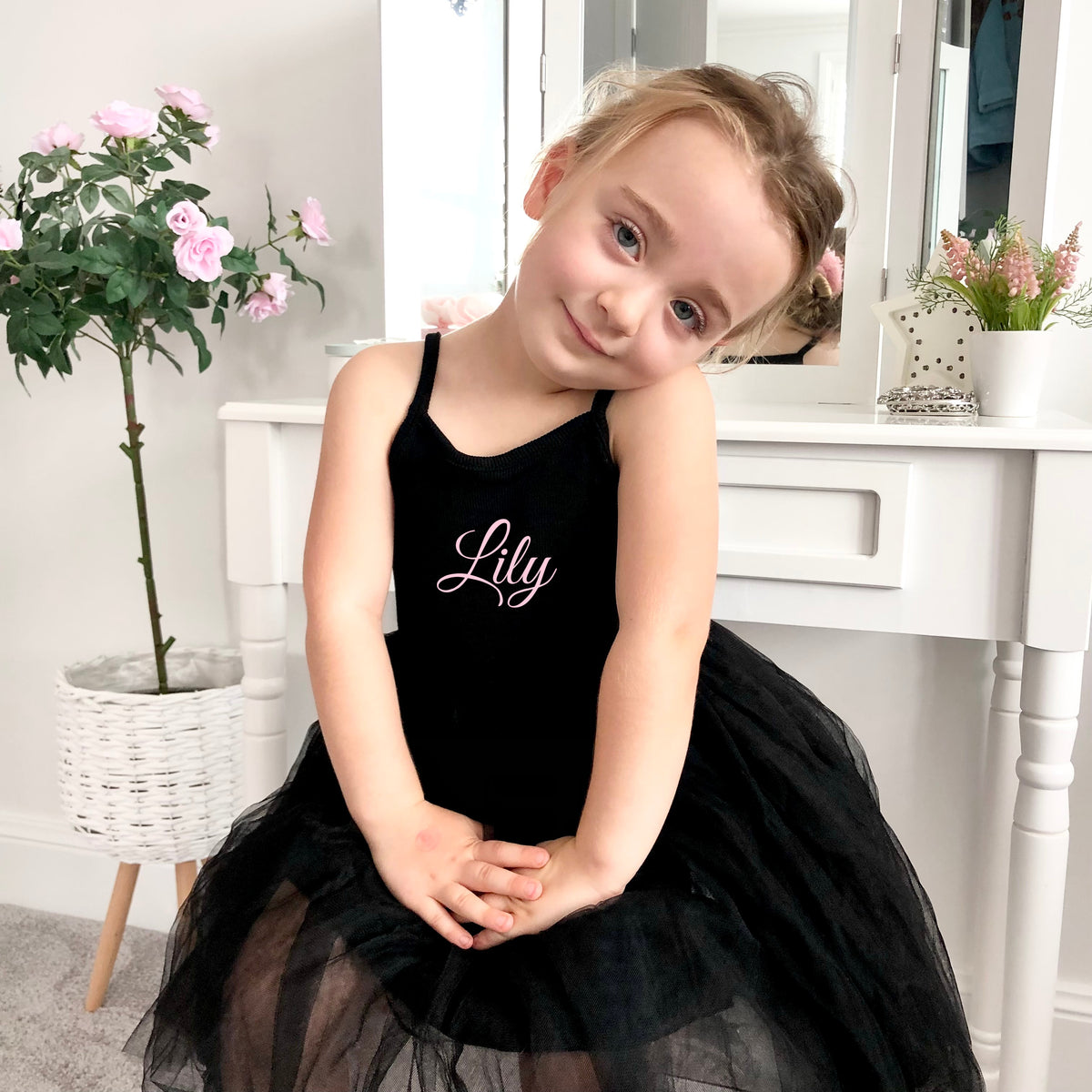 Personalised Tutu Dress Girl, Birthday Party Outfit, Ballet Toddler