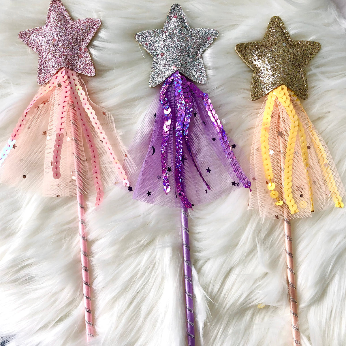 Fairy Princess Wand, Magical Shimmer Star Wands