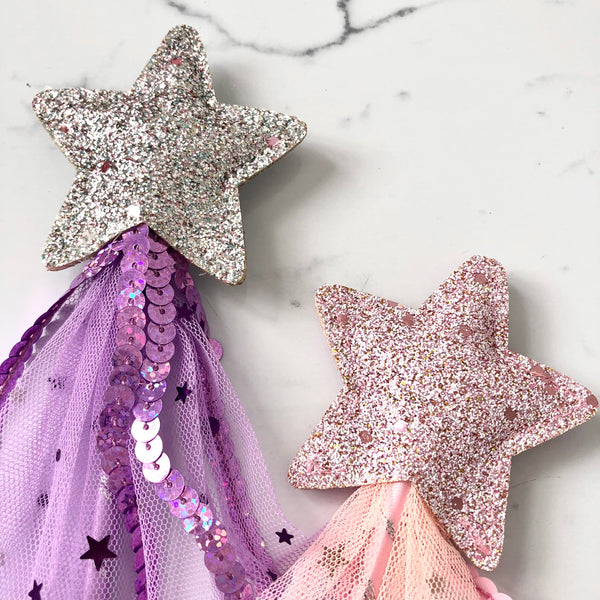 Fairy Princess Wand, Magical Shimmer Star Wands