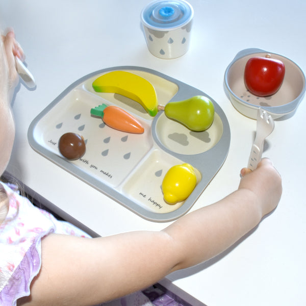 Eco-friendly Bamboo Dinner Set - Little Clouds