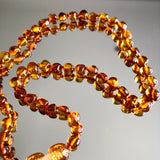 amber necklace soothing relief for teething pain