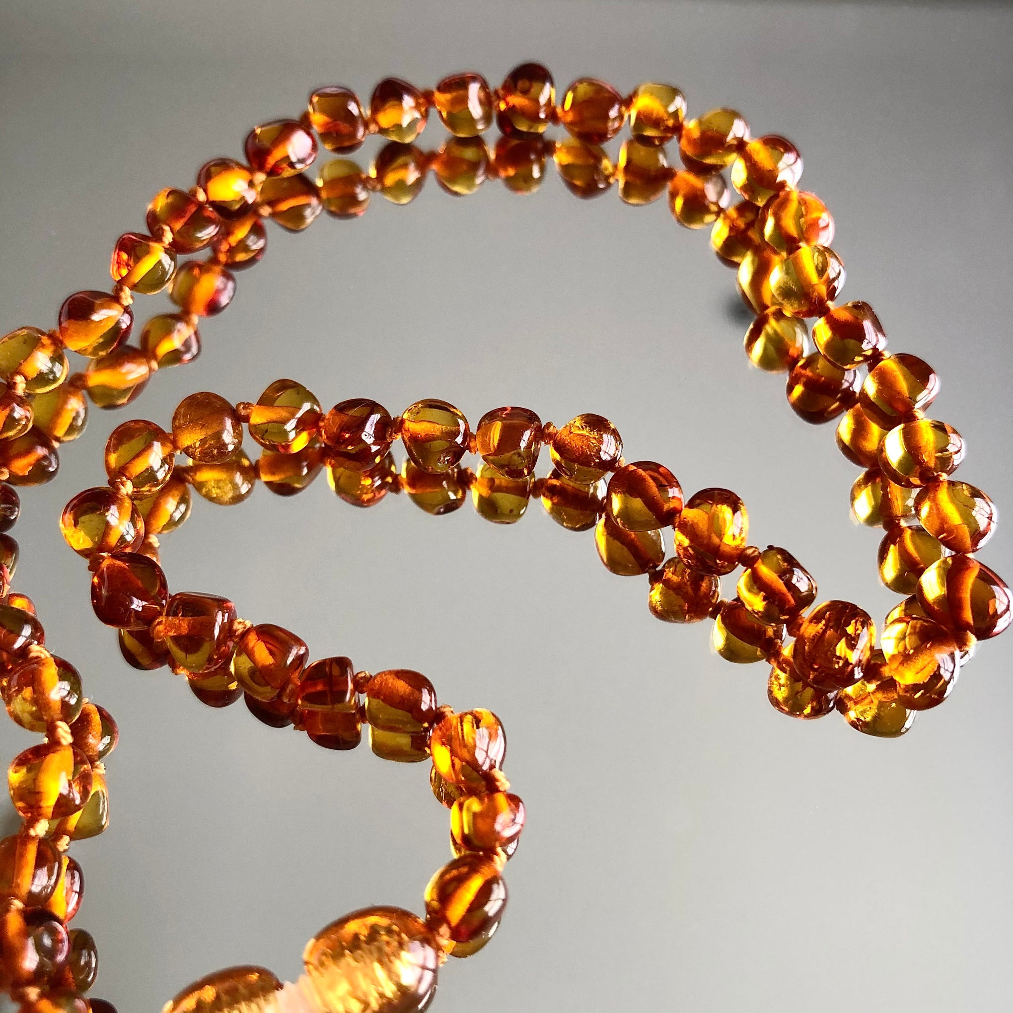 Baltic Amber Teething Necklace Natural Teething Pain Relief
