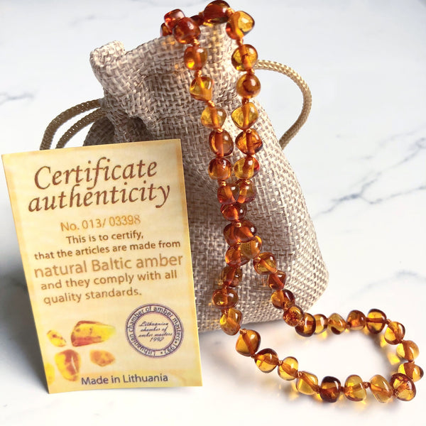 Baltic Amber Teething Necklace