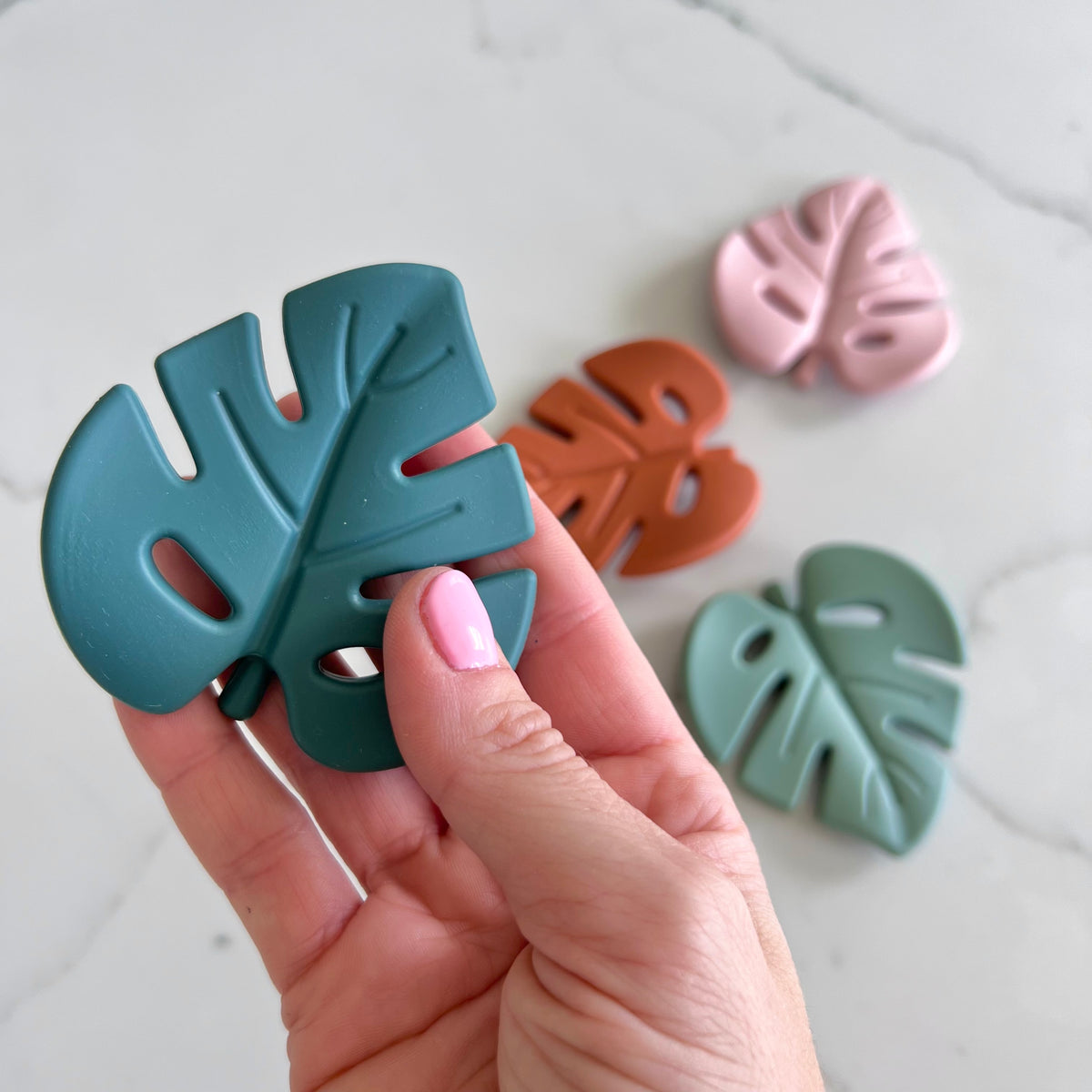 Silicone Leaf Baby Teethers - BPA free