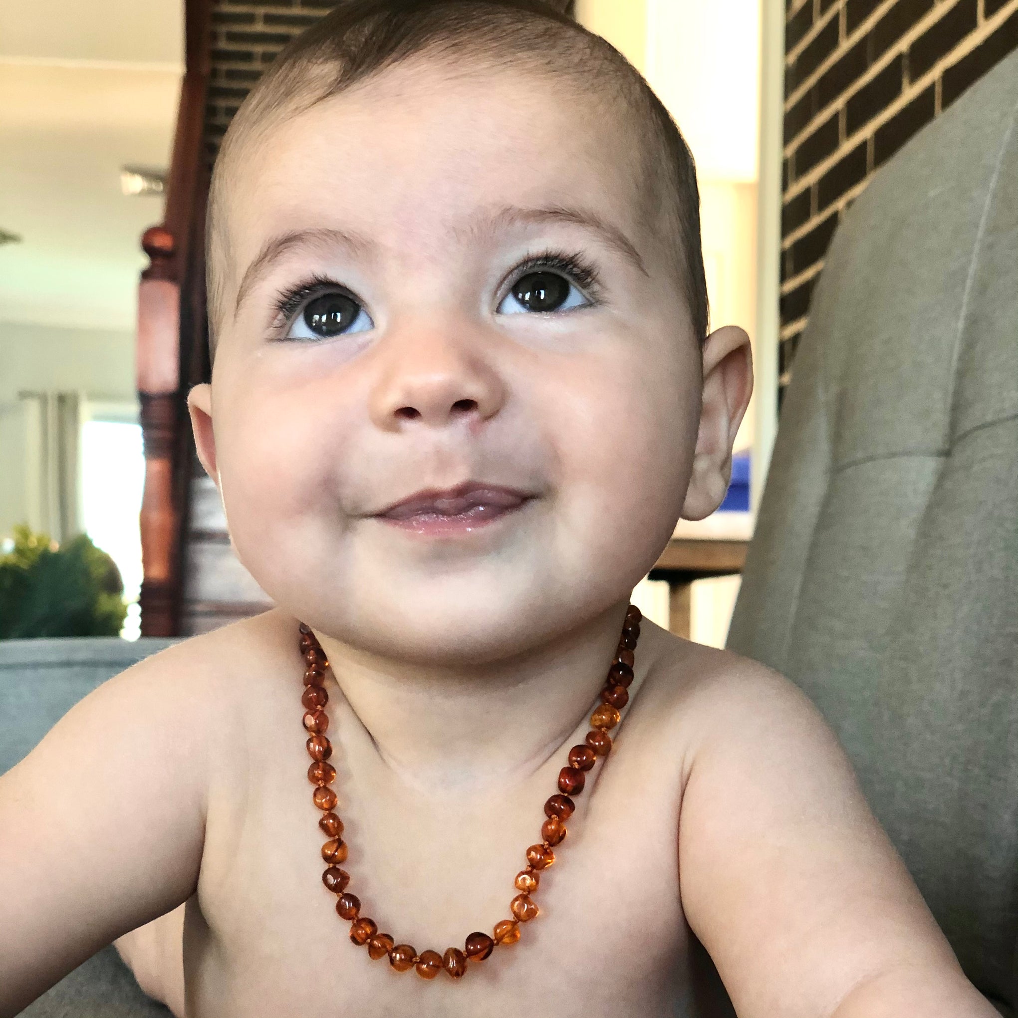 Baltic Amber Teething Necklace Natural Teething Pain Relief