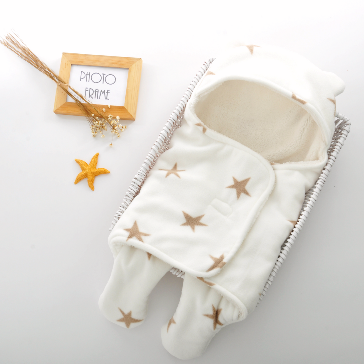 Baby Swaddle Blanket Separated Legs  - 0-6 months Unisex - Baby Shower Gift