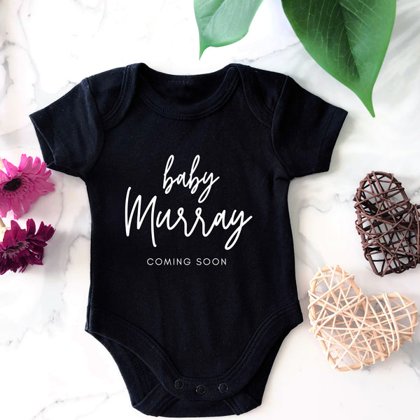 personalised baby onesie