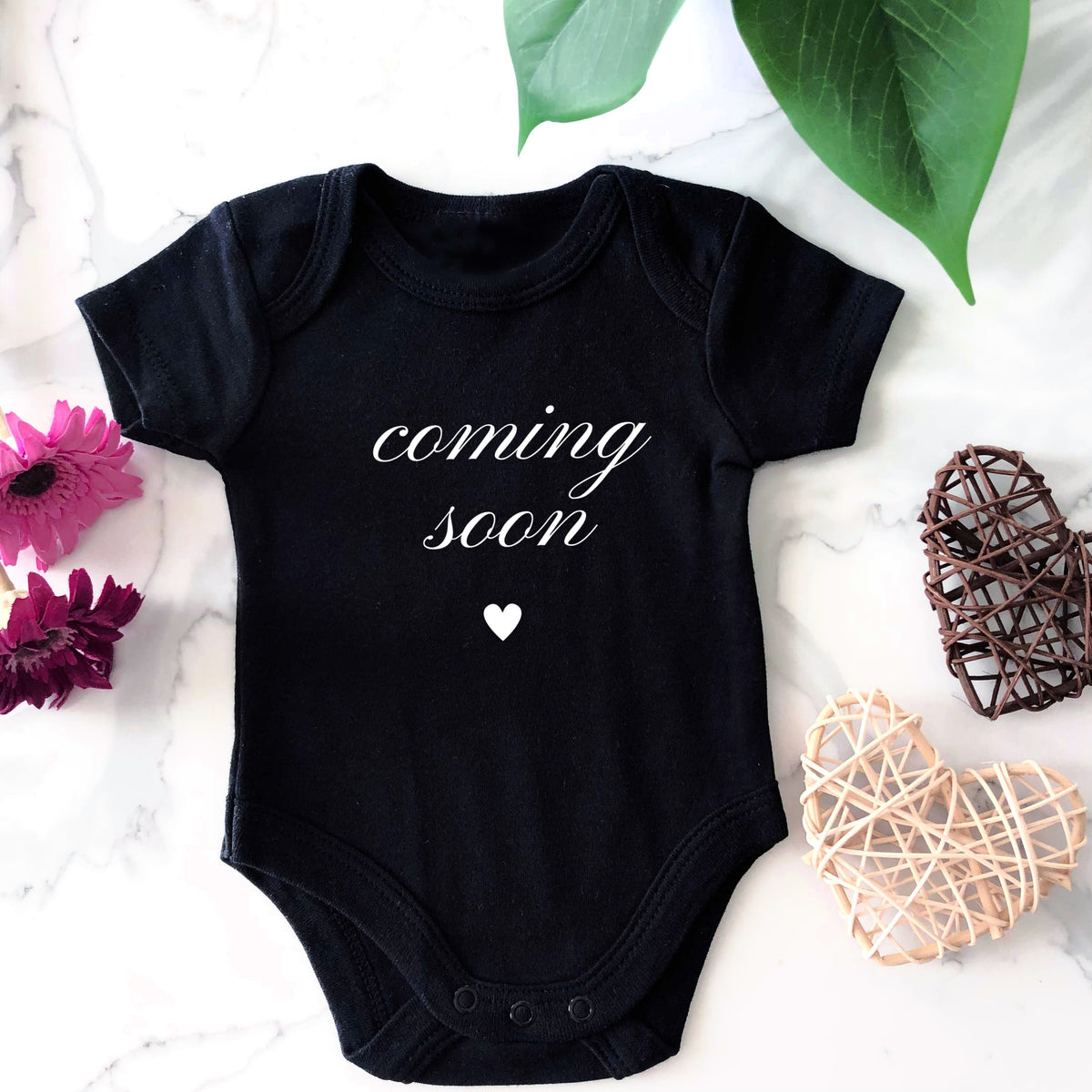 Pregnancy Announcement Baby Onesie - Coming Soon Baby Suit - Baby Reveal