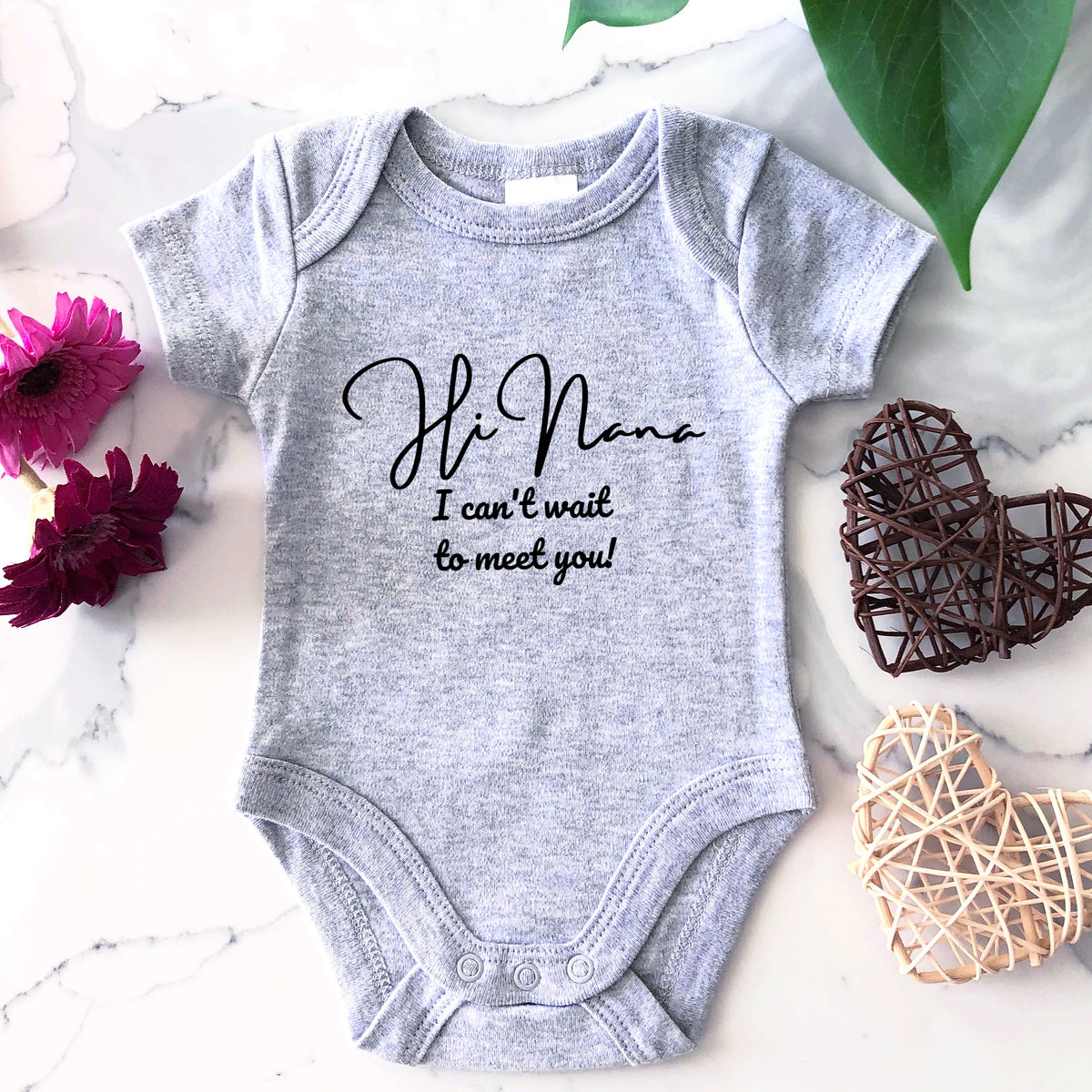 Baby Onesie -  Pregnancy Announcement for Grandma