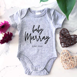 personalised baby onesie