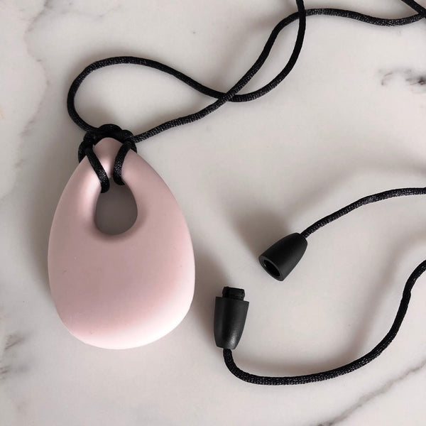 Breastfeeding Silicone Necklace Tear Drop Pendant - Rain Drop Sensory Jewellery